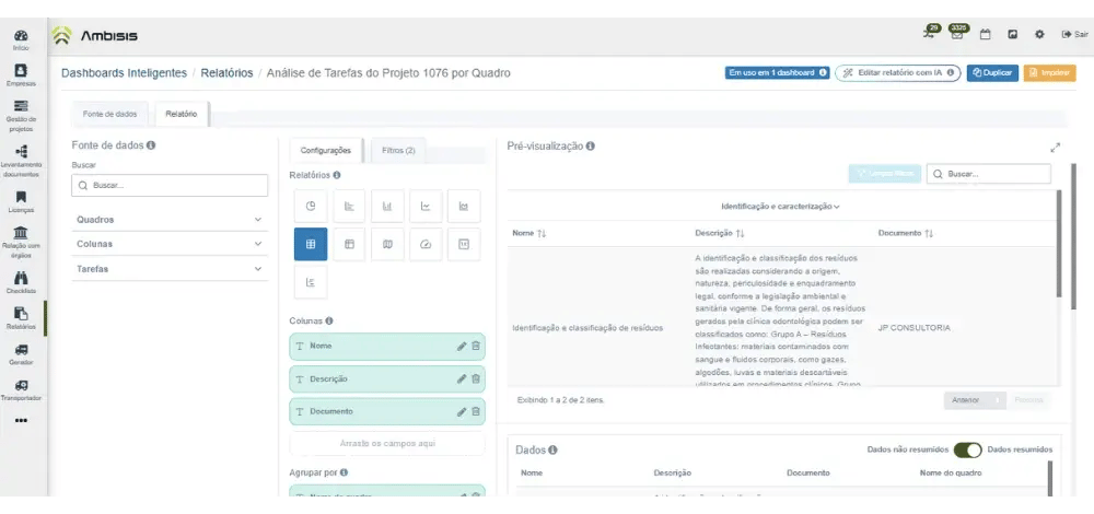 relatórios relatórios